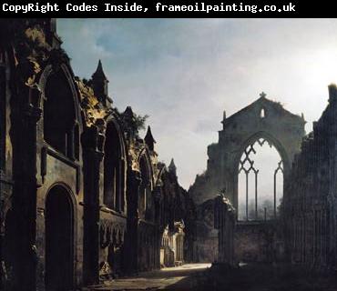 louis daguerre Ruins of Holyrood Chapel by Louis Daguerre